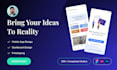 do ui ux design, mobile app ui ux design, figma design, app ui design