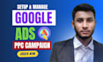 setup, optimize and manage google ads campaigns