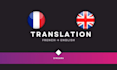 provide professional french to english translation services