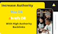 increase ahref DR, moz da with indexable SEO backlinks
