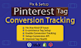 setup or fix pinterest tag conversion API tracking