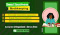 do monthly bookkeeping for your small business