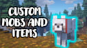 deliver custom minecraft mobs, armour, potions, weapons or other commands