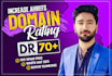 increase, domain rating dr, ahrefs dr, domain rating dr 70