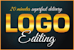 edit, modify, change, recreate, vectorize your logo, image make transparent png