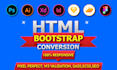 convert psd to html, xd to html, figma to html