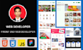create landing page using HTML, CSS, javascript, bootstrap