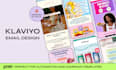 design klaviyo email marketing template