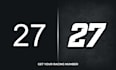 design a premium custom racing number logo