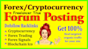 promote website, crypto, nft, bitcoin on targeted audience