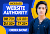 increase domain authority da domain rating ahrefs dr with quality seo backlinks