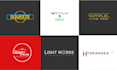 design 3 flat logo in 24 hours