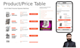 make a complete website with responsive products, and price tables on wordpress