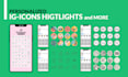 simple icons, social media icons, ig highlights icons, ecc