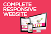 do responsive website using html css and html css bug fixing