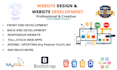 be your frontend and backend developer using HTML, CSS, python, javascript