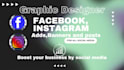 design amazing facebook posts and banners,