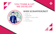 do web scraping, web crawling in node js