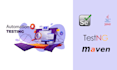build selenium java test automation with testng and pom
