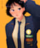 do illustratio in japanese anime retro classic style