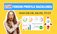 do high da SEO profile backlinks authority forum posting white hat link building