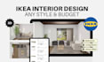 be your interior designer using ikea furniture and products