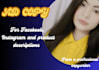 copywrite ad copy for facebook, landing pages and emails