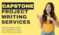 be your best quality capstone project expert on any topic