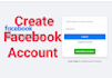 set up a facebook account for you
