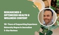 write health and wellness blogs with SEO optimization