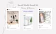 design a social media brand kit for beauty and skincare brands on canva