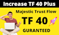 increase your website trust flow tf to 40 plus