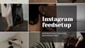 design a beautiful and aesthetic instagram feed