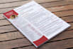 desgin professional ats resume, CV, cover letter, linkedin