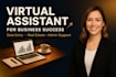 virtual assistant for admin, data entry, CRM, real estate