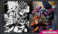 draw and color your comic book story cover art