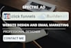 design builderall or clickfunnels landing page and website