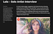 write an artist interview on music website