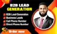 b2b lead generation with verified emails and direct phone numbers