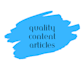 write quality, engaging, and well researched articles