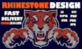 rhinestone design and template