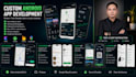 develop custom mobile app with API and backend integration
