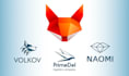 design geometric and polygonal logo with a low poly 3d effect