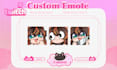 create custom anime twitch emotes or sub badges