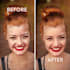 do couple face retouching, beautify, slim and headshot