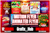 create motion flyer, animated flyer, video flyer, club flyer