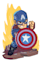 create flat funny cartoon character mascot