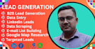 provide linkedin research lead generation data entry