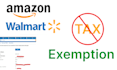 do amazon and walmart tax exemptions in all states
