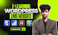 create wordpress elearning lms website for academy or coach